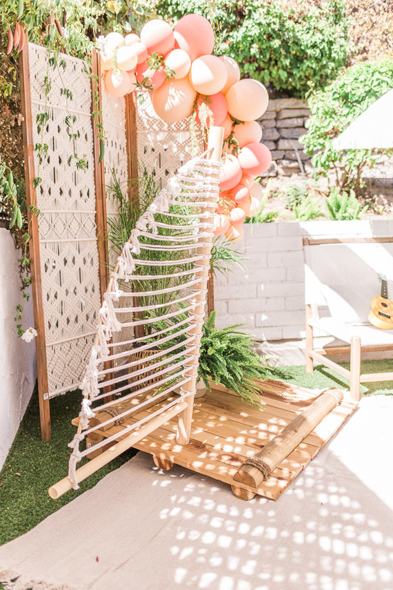 Modern Moana 5th birthday party