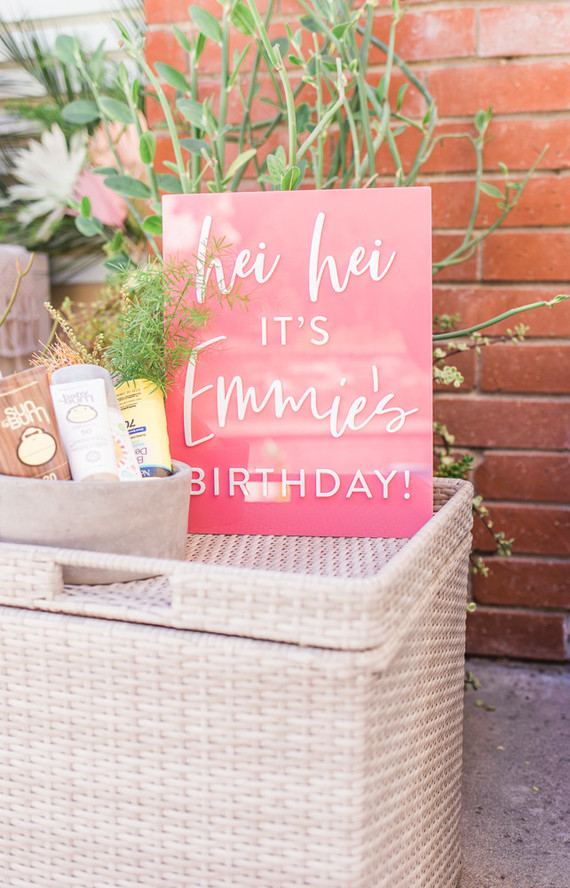 Modern Moana 5th birthday party