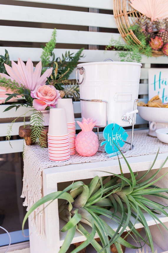 Modern Moana 5th birthday party