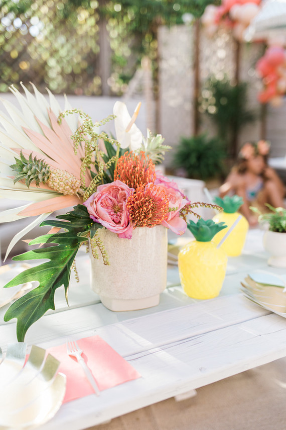 Modern Moana 5th birthday party