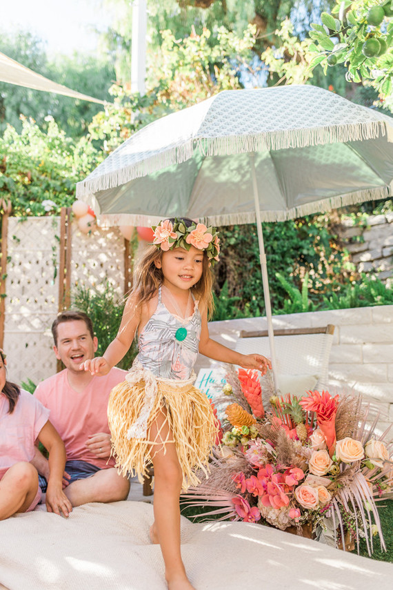 Modern Moana 5th birthday party