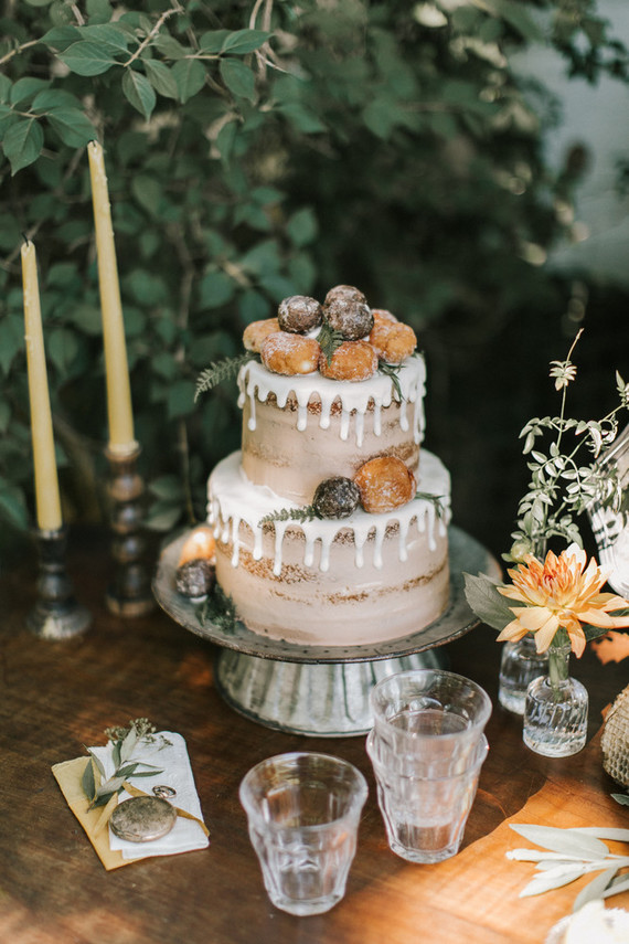 Donut hole cake