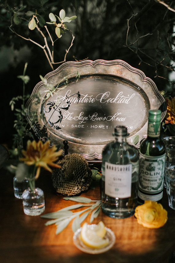 Fall cocktail bar