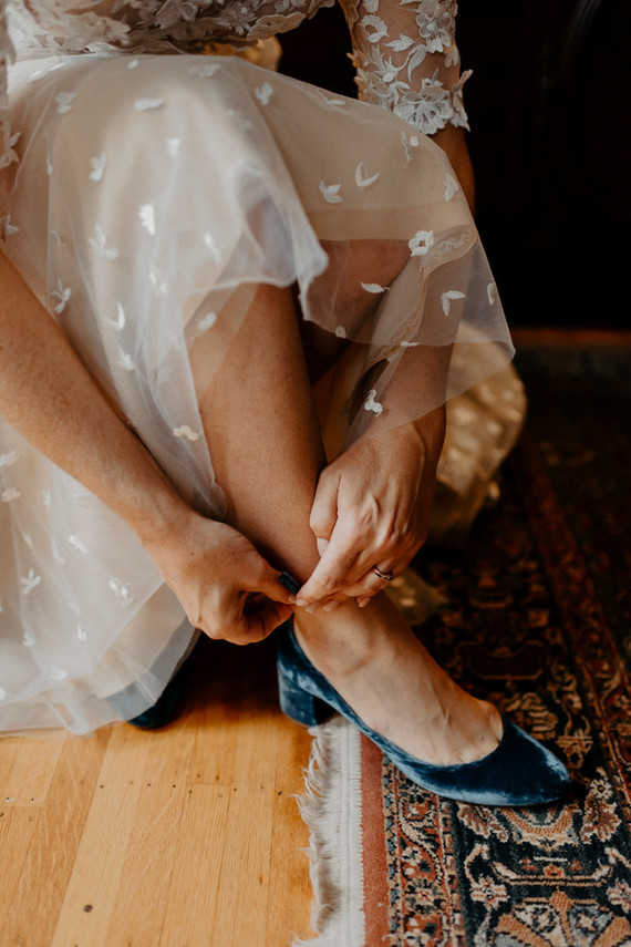 A print maker's thoughtful DIY fall wedding ... with kilts!