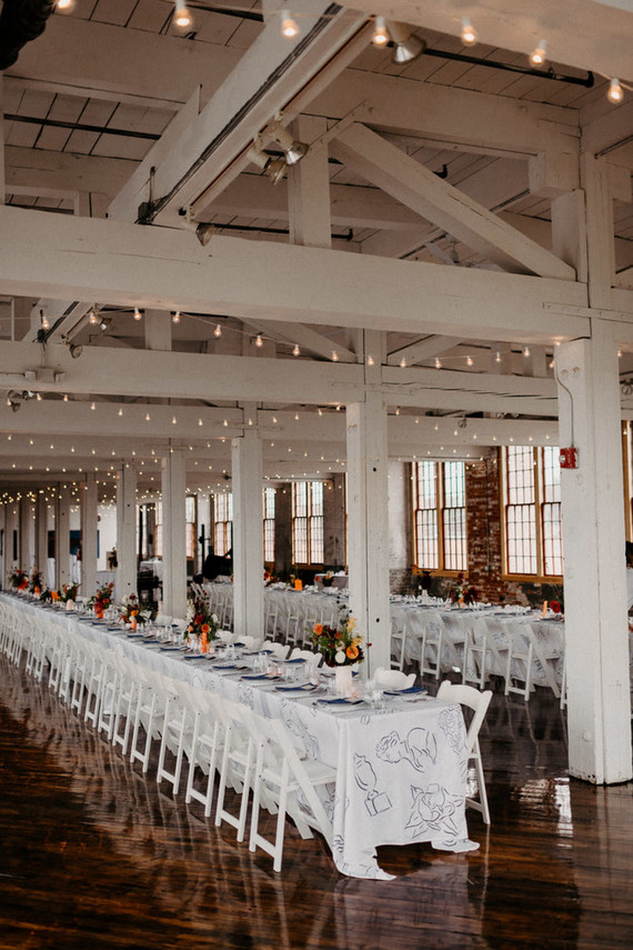 A print maker's thoughtful DIY fall wedding ... with kilts!