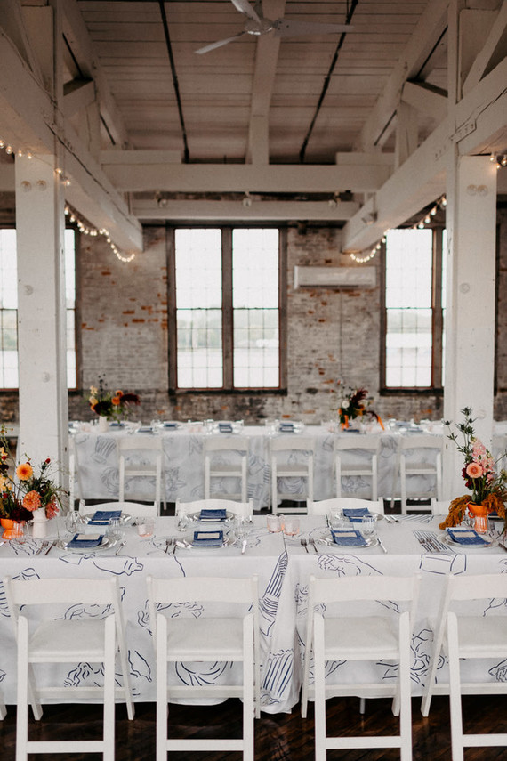 A print maker's thoughtful DIY fall wedding ... with kilts! Inspiration