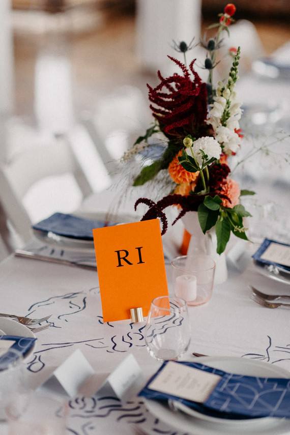 A print maker's thoughtful DIY fall wedding ... with kilts! Inspiration