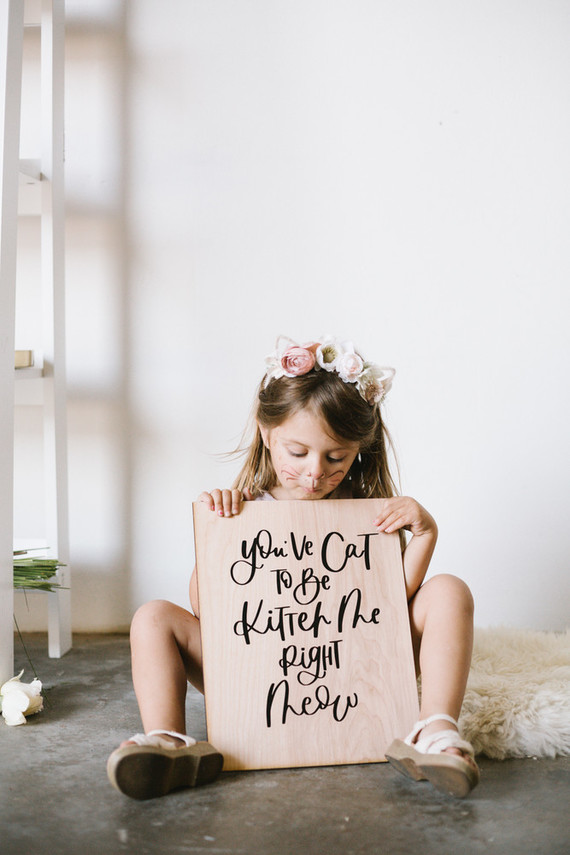 A modern kitty cat party for National Cat Day