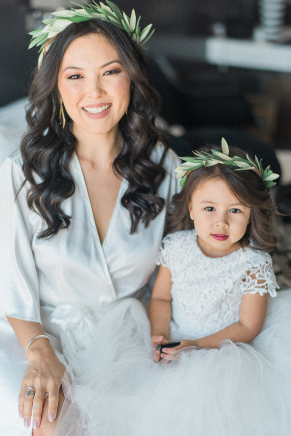 Intimate vow renewal with the couple's children in Portugal