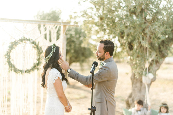Intimate vow renewal with the couple's children in Portugal Inspiration