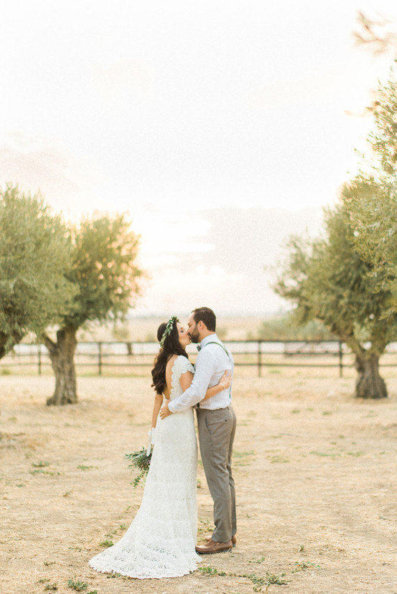 Intimate vow renewal with the couple's children in Portugal Inspiration
