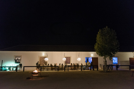 Intimate vow renewal with the couple's children in Portugal