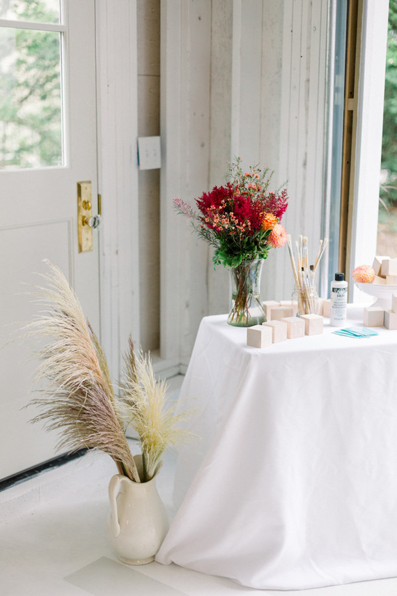 Summer to fall floral baby shower