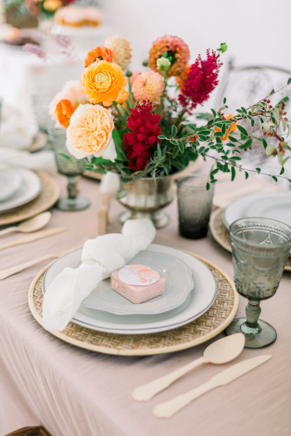 Summer to fall floral baby shower