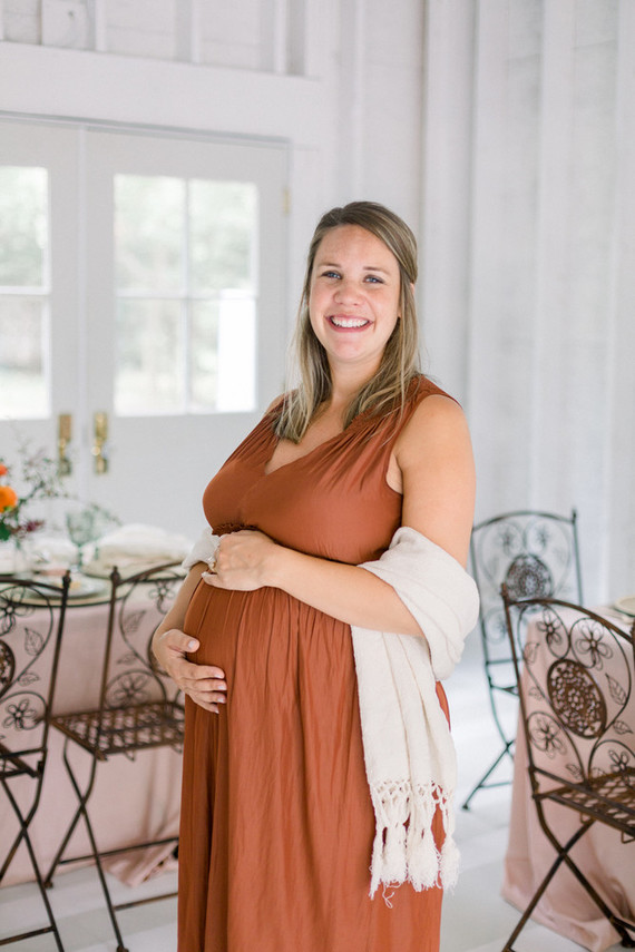 Summer to fall floral baby shower