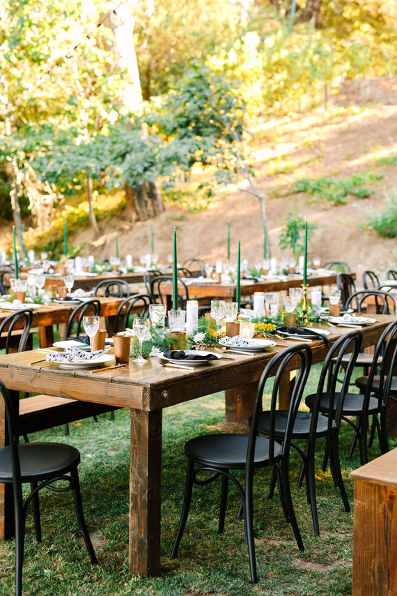 Project Darling: A woodsy enchanted emerald green wedding in Julian with an amazing story Inspiration