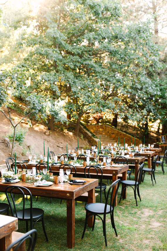 Project Darling: A woodsy enchanted emerald green wedding in Julian with an amazing story Inspiration