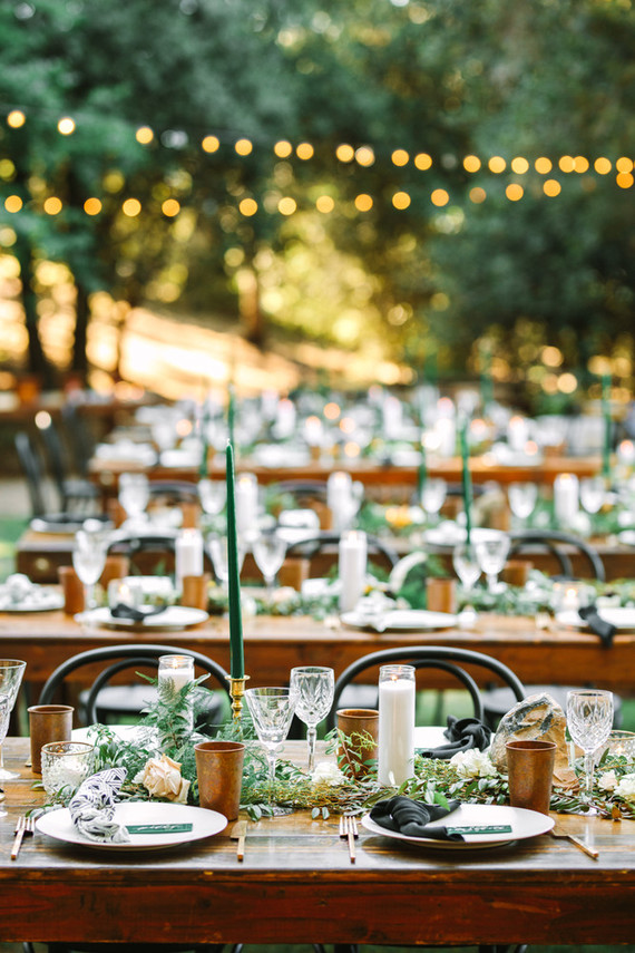 Project Darling: A woodsy enchanted emerald green wedding in Julian with an amazing story Inspiration