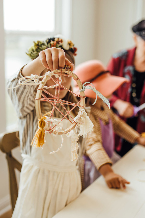 Modern prairie girl birthday party