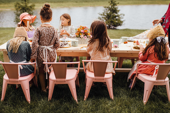 Modern prairie girl birthday party