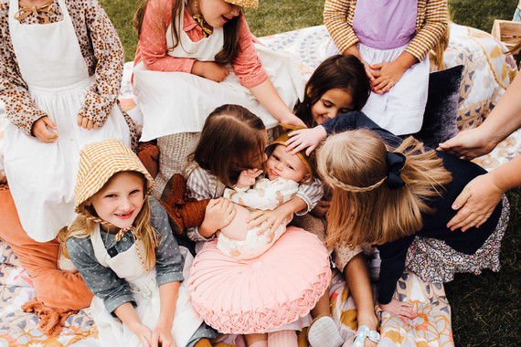 Modern prairie girl birthday party