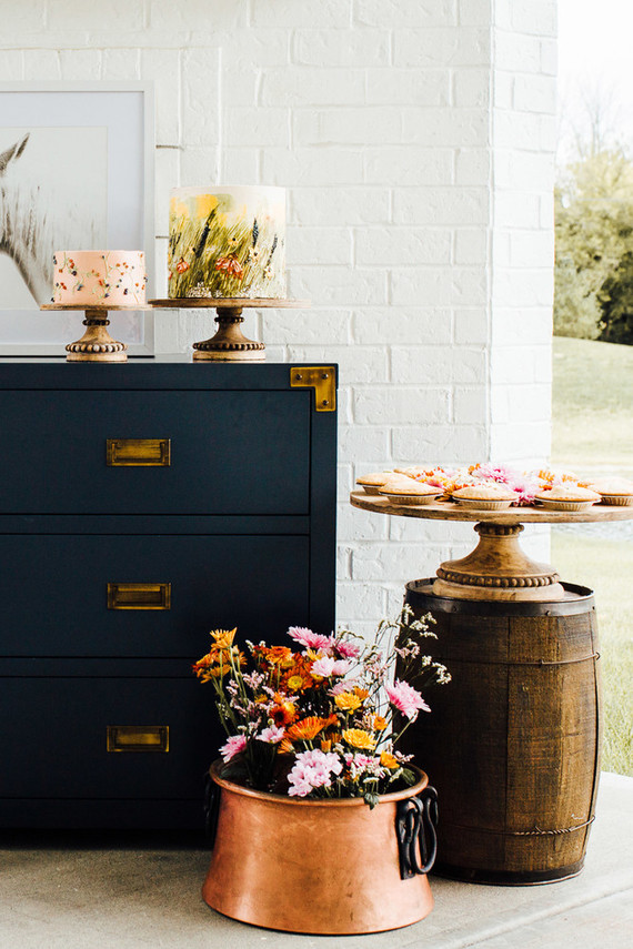 Modern prairie girl birthday party