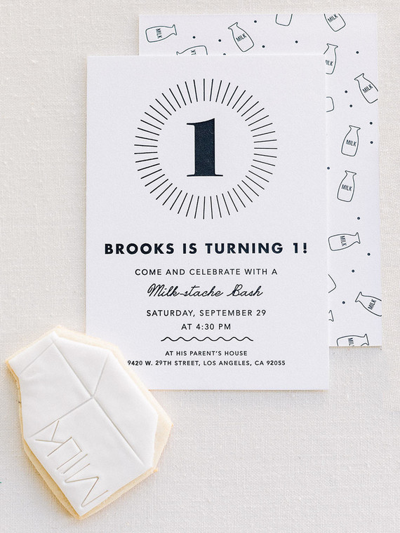 1st birthday party invites