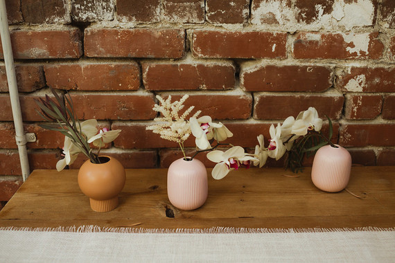 Modern tropical DTLA wedding with designer details at The Millwick