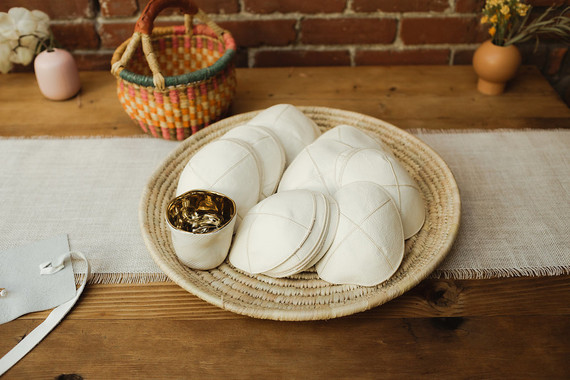 Modern tropical DTLA wedding with designer details at The Millwick