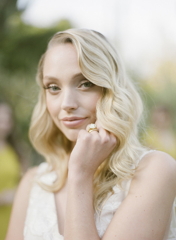 Elegant spring wedding ideas in a cactus garden