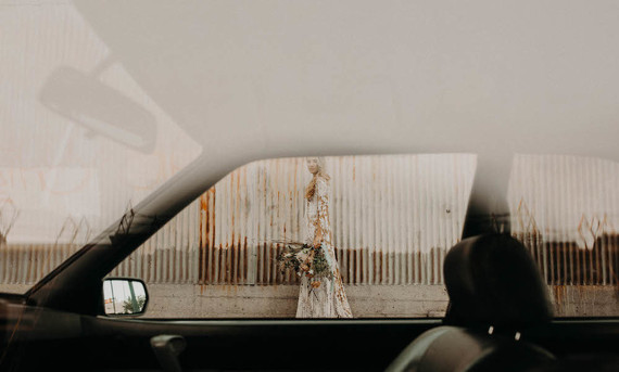 Indie boho city wedding at The Sandbox in San Diego Inspiration