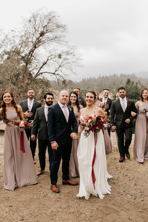 The most perfect fall wedding in apple country at Sacred Mountain in Julian, CA