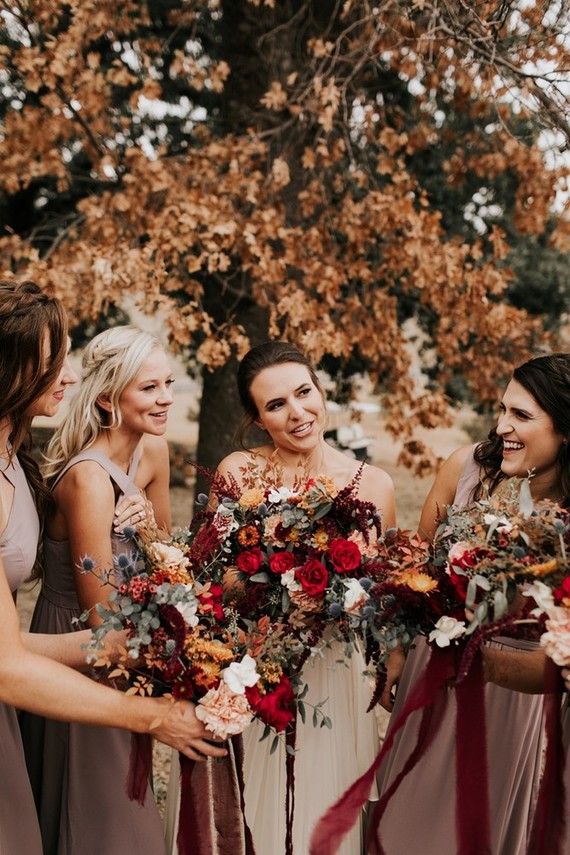 The most perfect fall wedding in apple country at Sacred Mountain in Julian, CA