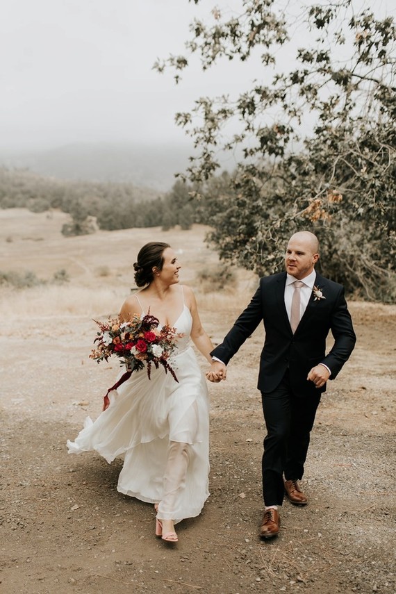 The most perfect fall wedding in apple country at Sacred Mountain in Julian, CA