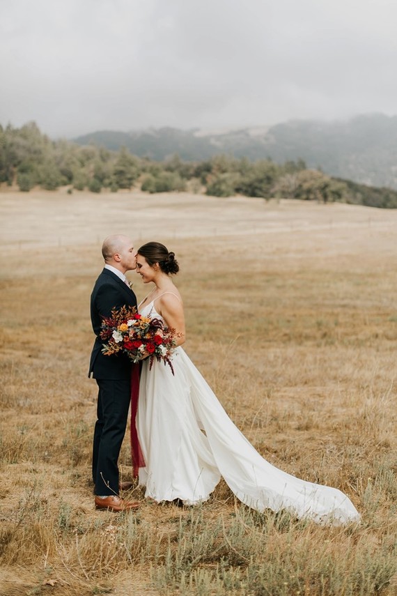 The most perfect fall wedding in apple country at Sacred Mountain in Julian, CA