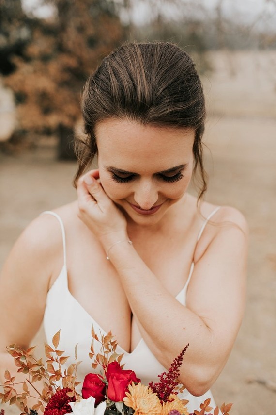 The most perfect fall wedding in apple country at Sacred Mountain in Julian, CA