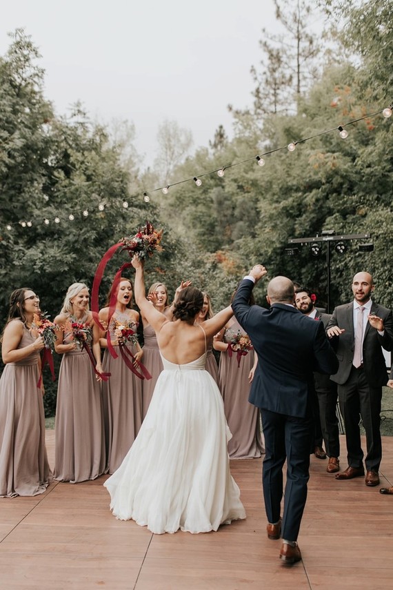 The most perfect fall wedding in apple country at Sacred Mountain in Julian, CA