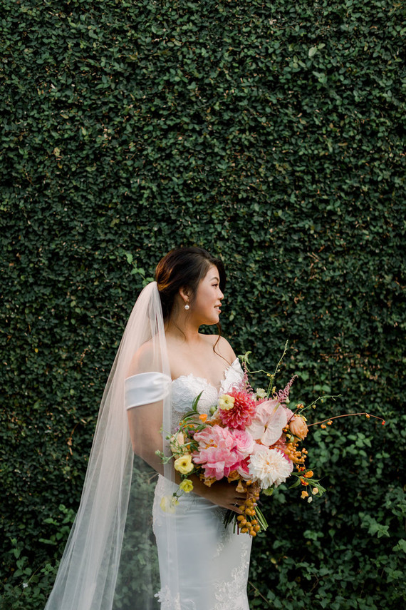 Modern foodie wedding at the Fig House