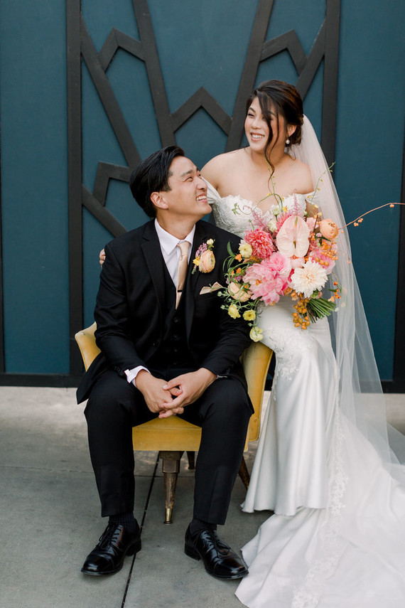 Modern foodie wedding at the Fig House