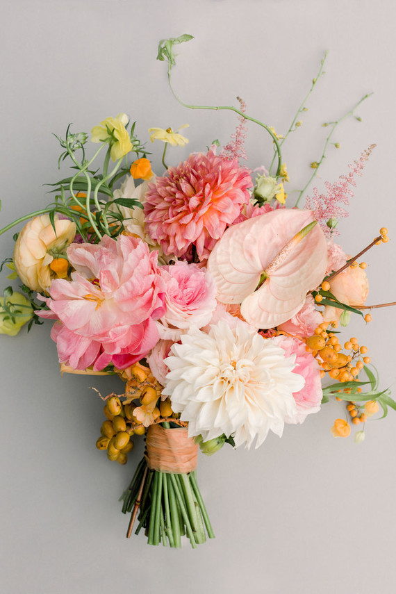 Modern foodie wedding at the Fig House