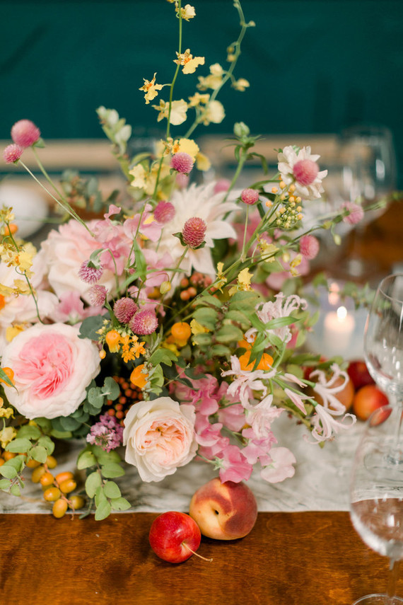 Modern foodie wedding at the Fig House