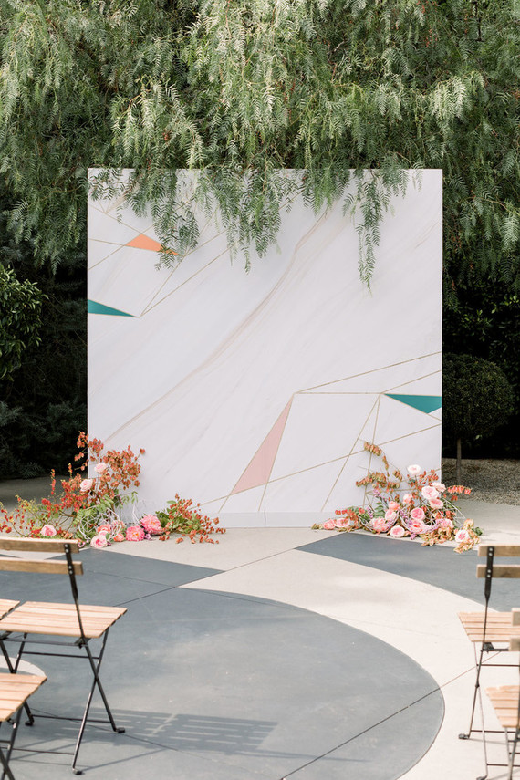 Modern foodie wedding at the Fig House