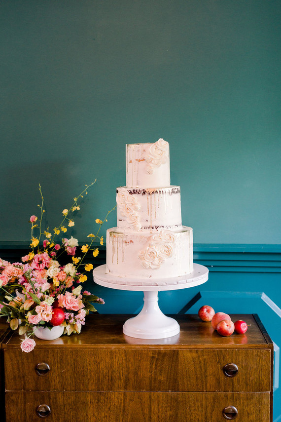 Modern foodie wedding at the Fig House