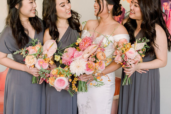 Modern foodie wedding at the Fig House