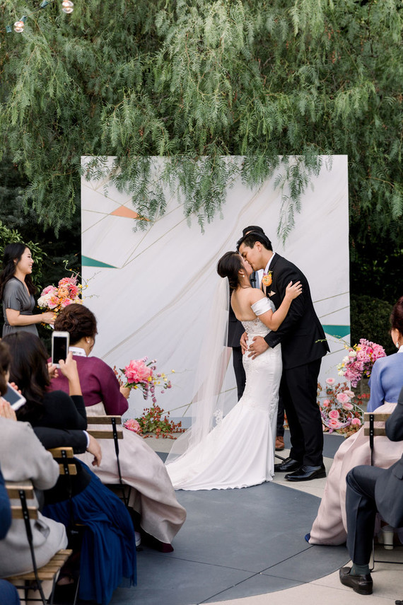 Modern foodie wedding at the Fig House
