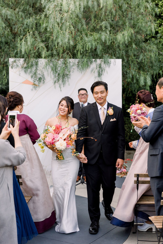 Modern foodie wedding at the Fig House