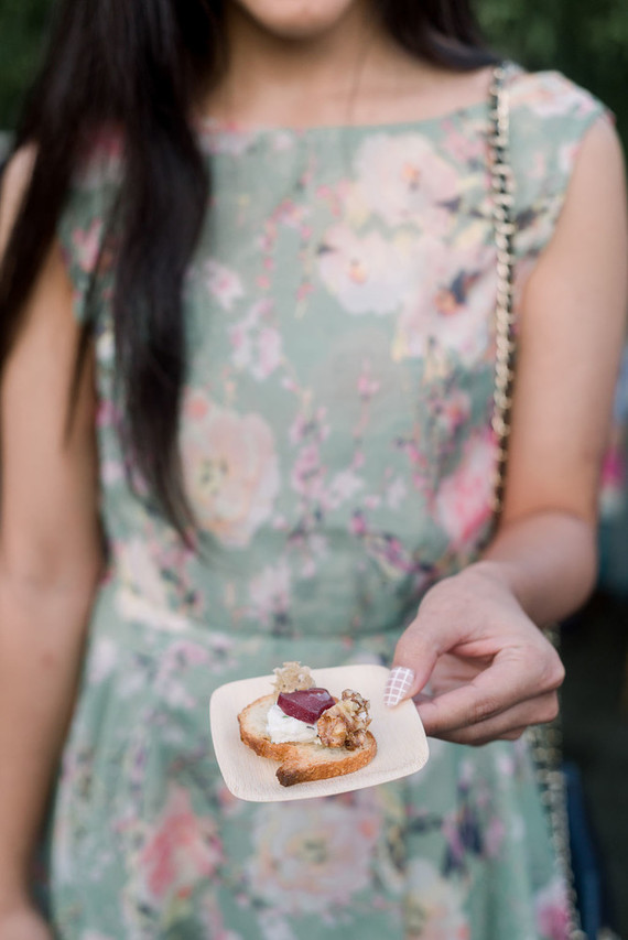 Modern foodie wedding at the Fig House