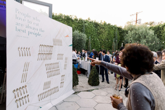 Modern foodie wedding at the Fig House