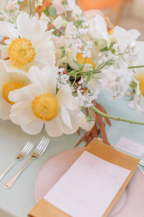 Modern stylish fairytale wedding in a dramatic English garden