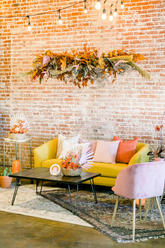 A rainbow Friendsgiving-inspired baby shower